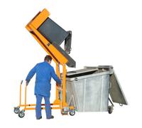 Bauer Südlohn Bauer Südlohn Station de basculement pour poubelles MKS-H, laquée, orange jaune Quantité:1