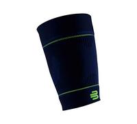 Bauerfeind, 1 Paire de Bandages de Compression de Sport pour Cuisses, Unisexe, À Porter à Droite ou à Gauche, Pour les Sports de Ballon et d’Endurance, Renforcement de la Musculature, Taille M longue, Bleu Marine, 29345721500032