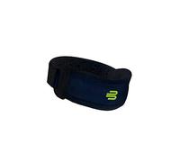 BAUERFEIND, 1 Sangle de Sport pour Genou Unisexe, À Porter à Droite ou à Gauche, pour Les Sports de Ballon, l’Athlétisme, Soulagement, Anneau en Silicone, Taille L, Noir, 11449421170013