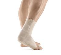 BAUERFEIND AchilloTrain Cheville Bandage - Bandage de cheville en tricot respirant pour un soulagement ciblé du tendon d'Achille sans restreindre la mobilité - Homme, Nature, 1