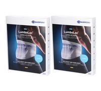 BAUERFEIND® Bandage de soutien dorsal LumboLoc® taille 4 titane Set(S) 2x1 pc(s)