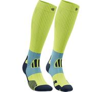 BAUERFEIND Chaussettes de trail « Trail Run Compression Socks », Citron clair, 42-45