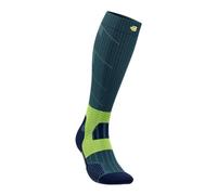 BAUERFEIND Chaussettes de trail « Trail Run Compression Socks », Midnight Teal, 43-46