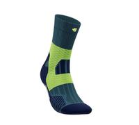 BAUERFEIND Chaussettes de trail « Trail Run Mid Cut Socks », Midnight Teal, 43-46