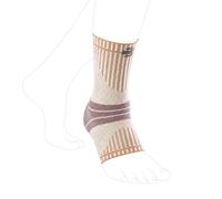 BAUERFEIND Chevillère pour la randonnée « Outdoor Ankle Support », 1 bandage de cheville unisexe, convient à droite et à gauche, en laine mérinos, taille XL