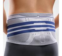 Bauerfeind Corset coupe droite à bande lombaire élastique Lumbotrain Bleu/Gris