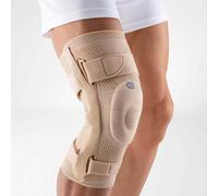 Bauerfeind Genouillère gauche beige Genutrain S avec baleines stabilisatrices la
