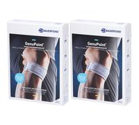 BAUERFEIND® GenuPoint Bandage pour soulager le tendon rotulien Taille 2 Titan Bandage(S) 2x1 pc(s)
