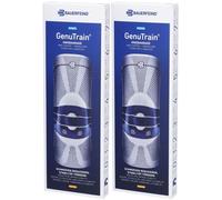 BAUERFEIND® GenuTrain® Genouillère avec bord en silicone taille 6 titan 2x1 pc(s)