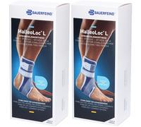 BAUERFEIND MalleoLoc® L Orthèse de cheville universelle gauche Bandage(S) 2x1 pc(s)