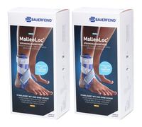 BAUERFEIND MalleoLoc® Orthèse de cheveille taille 1 droite Bandage(S) 2x1 pc(s)