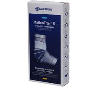 BAUERFEIND® Malleotrain® S Chevillère Taille 2 droite titane Bandage(S) 1 pc(s)