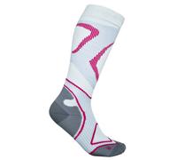 Bauerfeind Performance Chaussettes De Compression Femmes-Blanc,Pink, Taille 35-37L