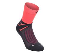 Bauerfeind Chaussettes de running Run Performance Mid Cut – mi-hautes femme, corail, 39-42