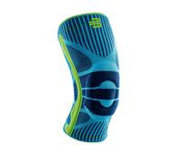 Bauerfeind Genouillère Sports Knee Support Turquoise/Jaune Lemon Taille L