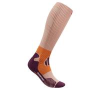 Bauerfeind Sports - Women's Trail Run Compression Socks - Chaussettes de running - EU 39-42 - Wade M - sunrise peach