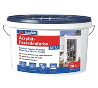 Baufan Acrylat-Fassadenfarbe Extra 10 L Blanc Peinture à Dispersion Imperméable