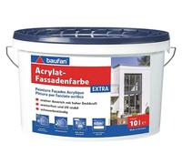 Baufan Acrylat-Fassadenfarbe Extra 10 L Blanc Peinture à Dispersion Imperméable