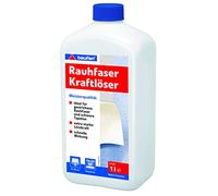 Baufan dissolvant puissant pour papier peint ingrain 1 l | idéal pour ingrain peint et papiers peints difficiles | pouvoir dissolvant extra fort et pénétration très élevée