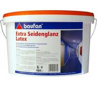 Baufan Extra E.L.F. Latex Seidenglanz 10 L Couche de finition Blanc