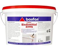 Baufan Liant Latex Classic 2,5 L Dispersion de Résine Pour Colle à Papier Peint