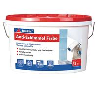 Baufan Peinture Anti-moisissure Blanche Intérieur 5 L Mat, Classe 2