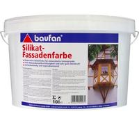 Baufan Peinture De Façade Silicate 10 L Blanc Résistante Aux Intempéries