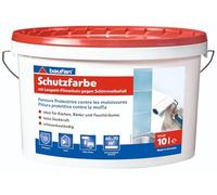 Baufan Peinture de Protection 10 Litres | avec film de protection longue durée | haute opacité | pour intérieur | résistante au frottement | pour surfaces exposées aux moisissures
