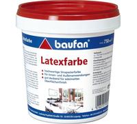Baufan Peinture Murale Latex 750 Ml Blanche Émail Dispersible Intérieure