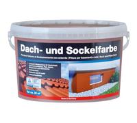 Baufan peinture toiture et soubassement beige grès 5 l | résistante au frottement | résistante aux intempéries | sans solvants, respirante | diluable à l’eau | intérieur et extérieur