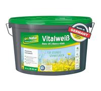 Baufan proNatur Blanc Vital 5 L | peinture sol-silicate | pour finitions intérieures haut de gamme | teintable | sans solvants | sans plastifiants | sans conservateurs | emballage incassable