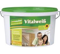 Baufan Pronatur Vitalweiss 10 L Blanc, pour Intérieur, Mat, Couleur des Murs