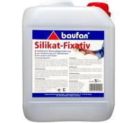 Baufan Silikat-Fixatif 5 L Silikat-Primer Et Dilution Pour Peintures Silikat