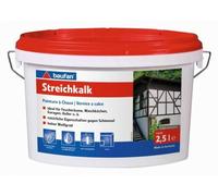 Baufan Streichkalk 2,5 L Kalkfarbe Mineralfarbe Sumpfkalk Schimmelwidrig