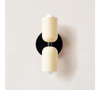 BAUFAS E26 nordique Double tête chambre chevet applique moderne Simple couleur salon fond mur allée entrée applique murale (Color : Warm light, Size : I)