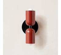 BAUFAS E26 nordique Double tête chambre chevet applique moderne Simple couleur salon fond mur allée entrée applique murale (Color : Cold light, Size : G)