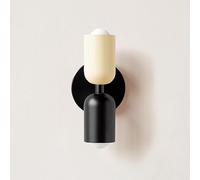 BAUFAS E26 nordique Double tête chambre chevet applique moderne Simple couleur salon fond mur allée entrée applique murale (Color : Cold light, Size : P)