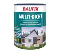 BAUFIX Mastic d'étanchéité multi-densité gris moyen - 1 kg - Mastic d'étanchéité pour toits / gouttières / transitions - Une couche suffit