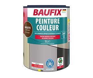 Baufix Vernice Colorata, Marrone Noce, 1L