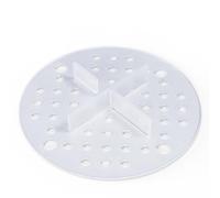 Bauhandel24 croisillons 3 mm Lot de 50 hauteur 15 mm diamètre 100 mm pour dalles de terrasse support de plaques plot terrasse dalle extérieur