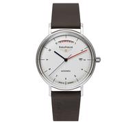 Bauhaus Montre à affichage analogique marron / blanc, Taille Onesize