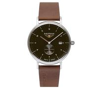 Bauhaus Montre à affichage analogique marron, Taille Onesize