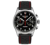 Bauhaus Montre Hommes Aviation Ct-Bha Tornade Chrono, Noir/Rouge Chrono 2770-02