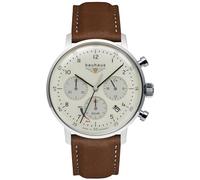 Bauhaus Dessau Montre homme 2086-5 – analogique solaire, bracelet cuir