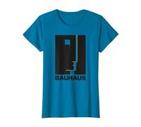 Bauhaus Walter Gropius Avantgarde Design Allemand T-Shirt, Femme, Saphir, S