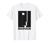 Bauhaus Walter Gropius Avantgarde Design Allemand T-Shirt, Homme, Blanc, XL
