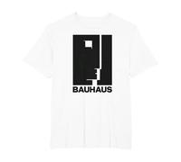 Bauhaus Walter Gropius Avantgarde Design Allemand T-Shirt, Homme Grandes Tailles, Blanc, 6X Tall