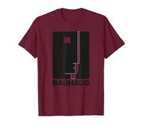 Bauhaus Walter Gropius Avantgarde Design Allemand T-Shirt, Homme, Marron, S
