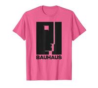 Bauhaus Walter Gropius Avantgarde Design Allemand T-Shirt, Homme, Rose Chiné, L