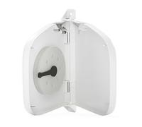 BAUHELD Enrouleur de sangle de volet roulant en saillie - 14 mm - Sans | Boîtier rabattable - Espacement des trous : 154 mm - Mini enrouleur de volet roulant en plastique ABS - Orientable